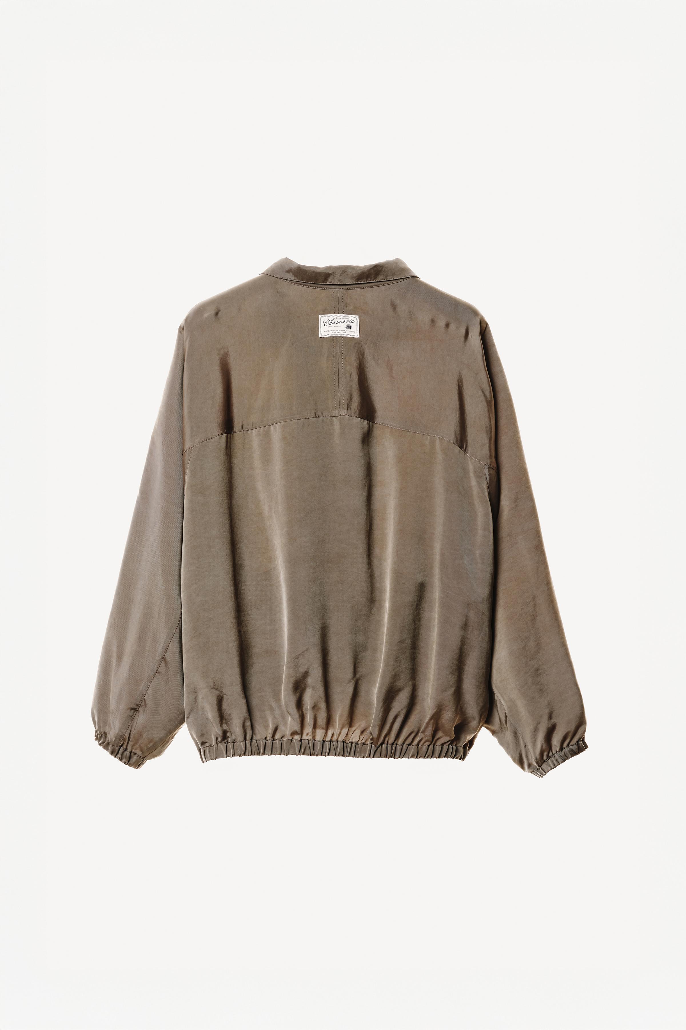OVERSIZED CUPRO BOMBER JACKET WILLY CHAVARRIA X ZARA